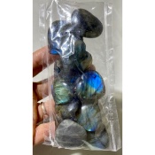 LABRADORITE COEUR sachet de 12 Pièces