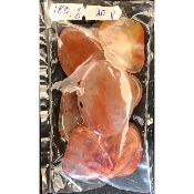 QUARTZ HÉMATOÏDE ROUGE CABOCHON sachet de 10pièces