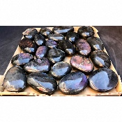 LABRADORITE Multicolore-violet GALET Carton de 23 pièces