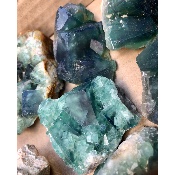 Fluorite brute lot de 10 pièces