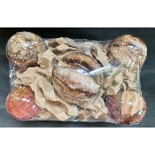 BOIS FOSSILE BOULE Lot de 3,39 kg