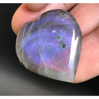 LABRADORITE VIOLETTE petit COEUR