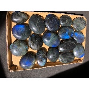 LABRADORITE GALET Lot de 17 pièces