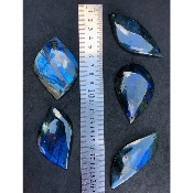 LABRADORITE bleue PENDENTIF Grand Modèle Paquet de 5 Pièces