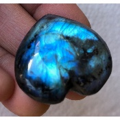 LABRADORITE BLEUE petit COEUR 21 gr