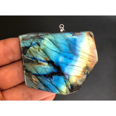 LABRADORITE "design" PENDENTIF 56 gr