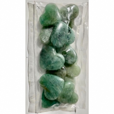 AMAZONITE COEUR lot de 12 Pièces