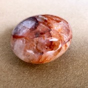 QUARTZ HÉMATOÏDE ROUGE  GALET 85 gr