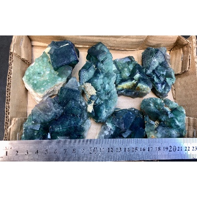Fluorite brute lot de 1,57 kg
