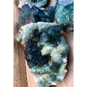 Fluorite brute lot de 10 pièces