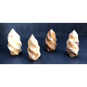 ARAGONITE FLAMME Lot de 4 pièces