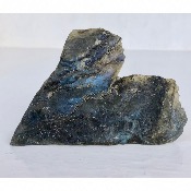 LABRADORITE BLEUE UNE FACE POLIE 158 gr