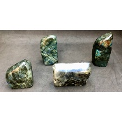 LABRADORITE FORME LIBRE polie Lot de 4 Pièces