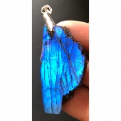 LABRADORITE "design blue" PENDENTIF 15,5 gr