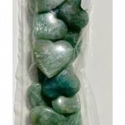 AMAZONITE COEUR lot de 12 Pièces
