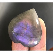 LABRADORITE VIOLETTE petit COEUR