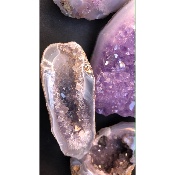 AMÉTHYSTE-AGATE GÉODE semi-travaillée Lot de 1500g