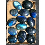 LABRADORITE bleue GALET Lot de 15 pièces