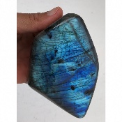 LABRADORITE aa BLEUE FORME LIBRE ENTIÈREMENT POLIE 810 gr