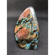 LABRADORITE MULTICOLORE  FORME LIBRE ENTIÈREMENT POLIE 760 gr