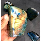 LABRADORITE Forme Libre POLIE Lot de 7 pièces