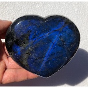 LABRADORITE BLEUE COEUR 450 gr