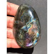 LABRADORITE GALET MULTICOLORE 123g
